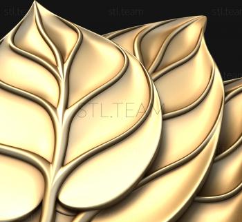 3D модель  Панно листья (STL)